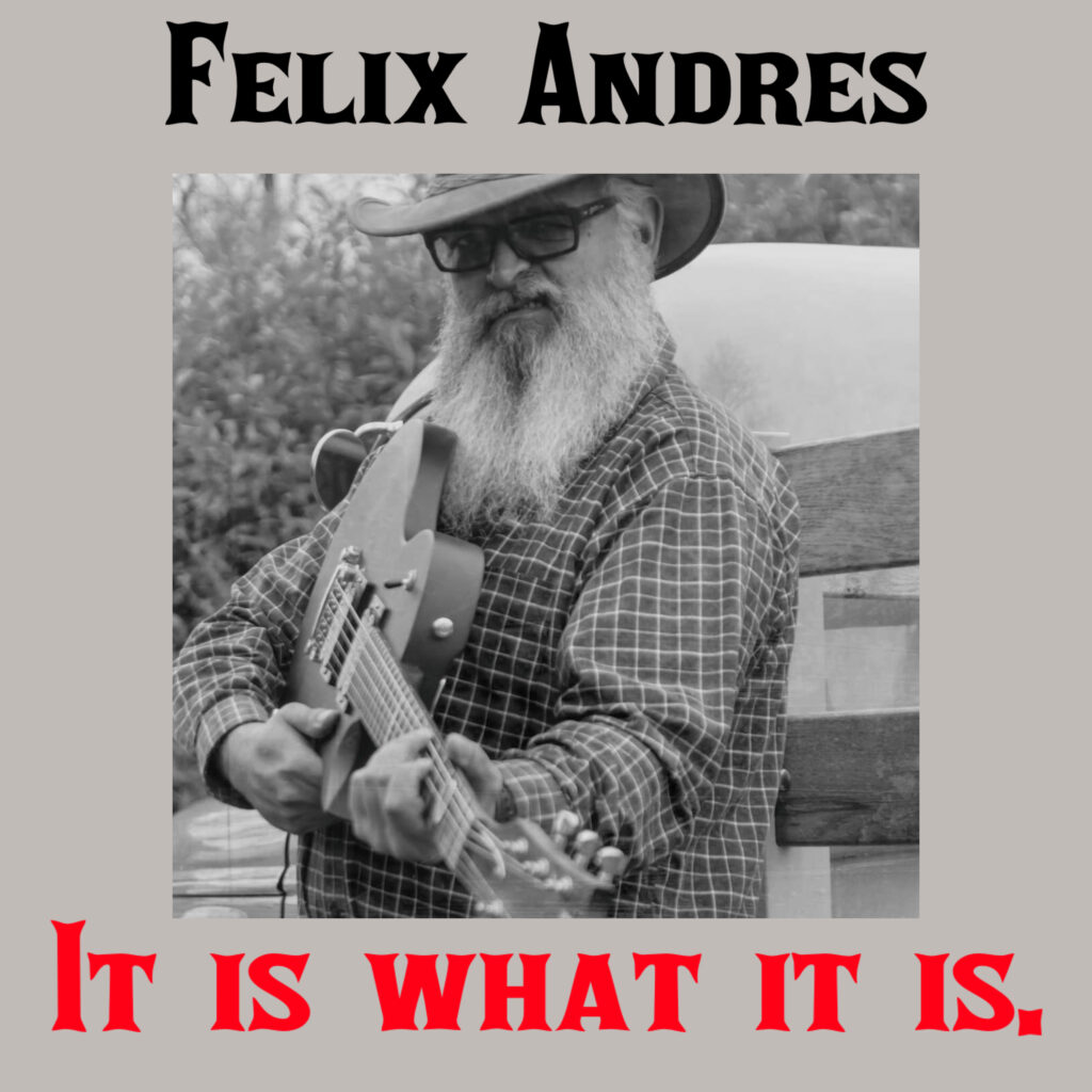 Albumhoes voor het album "It is what it is." van Felix Andres. Felix Andres Music.